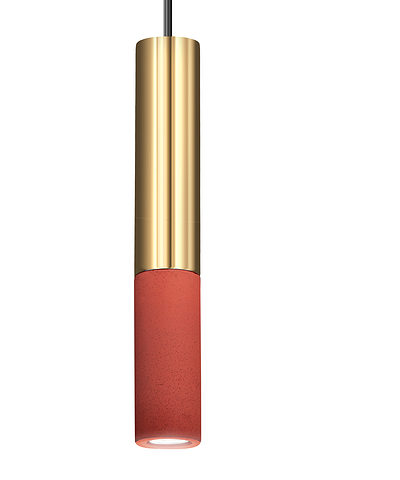 Kalla 33 brass terra red