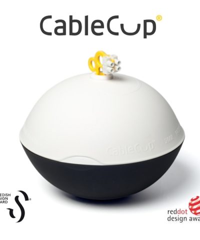 Podsufitka półkolista CableCup Nano - White