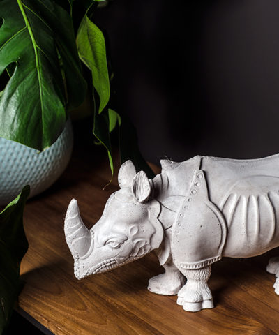 Rhinoceros LOFTLIGHT - betonowy nosorożec