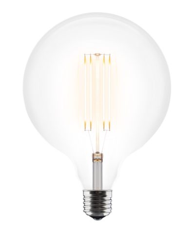 Żarówka dekoracyjna E27 3W Idea LED A+ średnica 125 mm UMAGE (dawniej VITA Copenhagen) /Kolor: Transparentny<br /> Kolor: Transparentny biały/