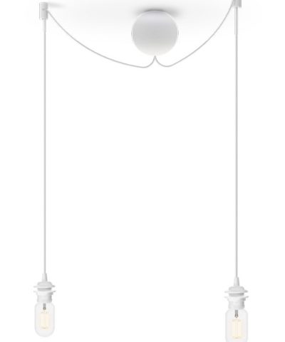 Podwójne zawieszenie do lamp Cannonball Cluster 2 UMAGE (dawniej VITA Copenhagen) - białe /Kolor: Biały/