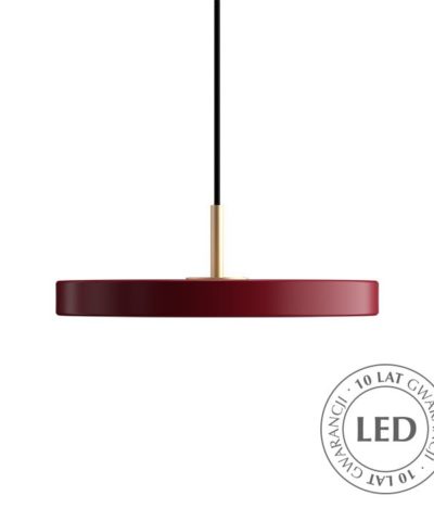 Lampa Asteria mini ruby UMAGE - bordowy /Kolor: Bordowy/