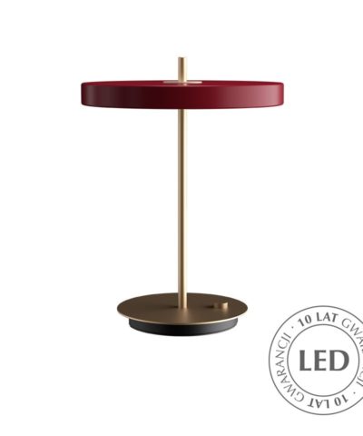 Lampa Asteria Table ruby UMAGE - bordowa /Kolor: Bordowy/