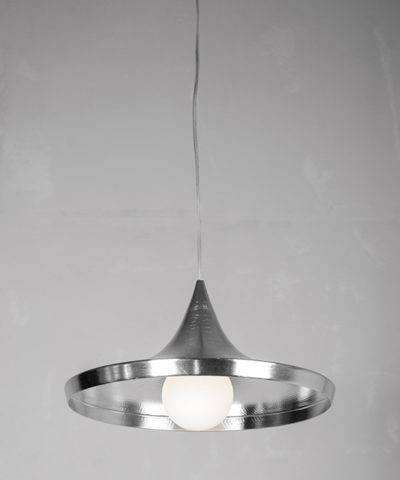 Lampy inspirowane projektem Bet Shade - kolor srebrny