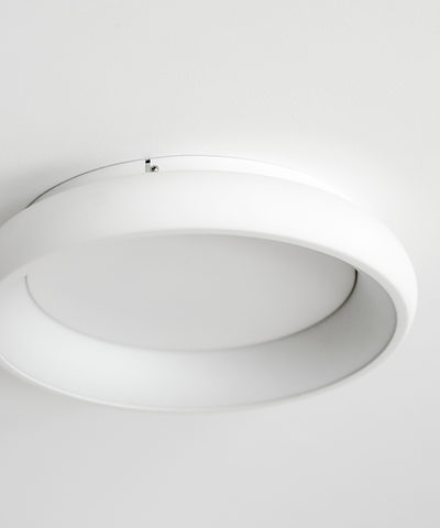 Ida - biały plafon LED o dużej mocy