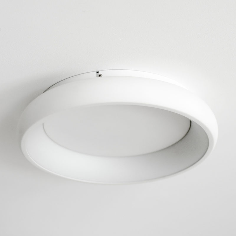 Ida - biały plafon LED o dużej mocy