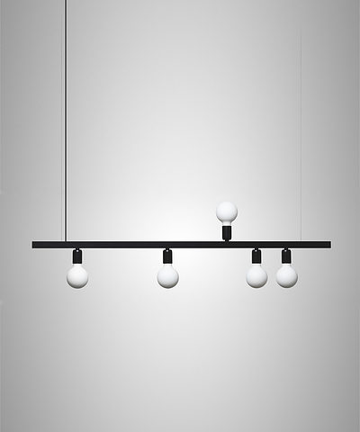 Lampa Fibo od LOFTLIGHT - szeroka lampa nad stół