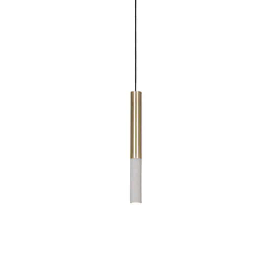 Lampa betonowa z mosiądzem - Kalla Brass 53